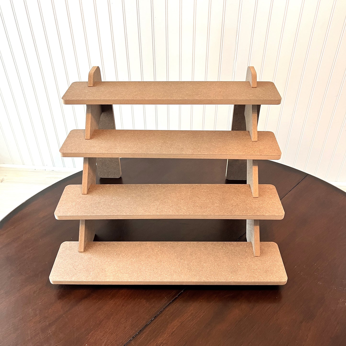 4-Tier Vendor Shelving Moisture Resistant MDF