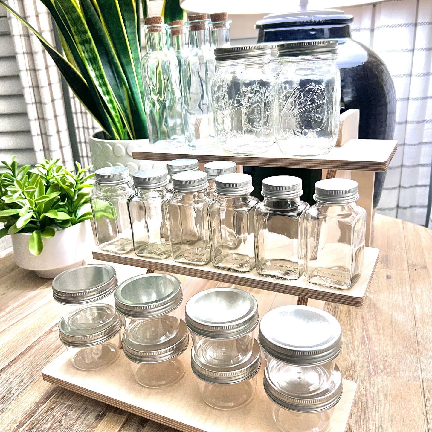 3-Tier 14" Wood Display Stand