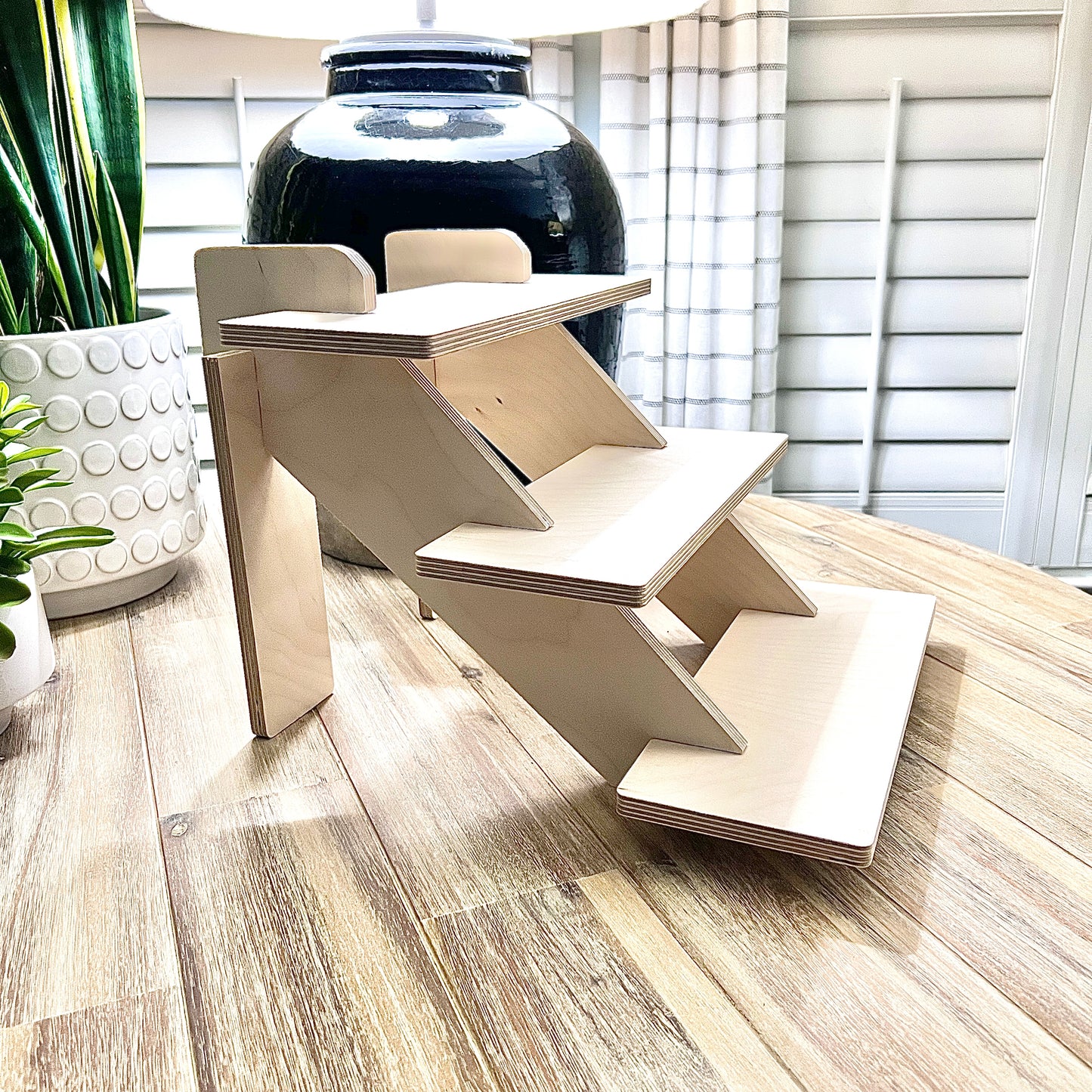 3-Tier 14" Wood Display Stand