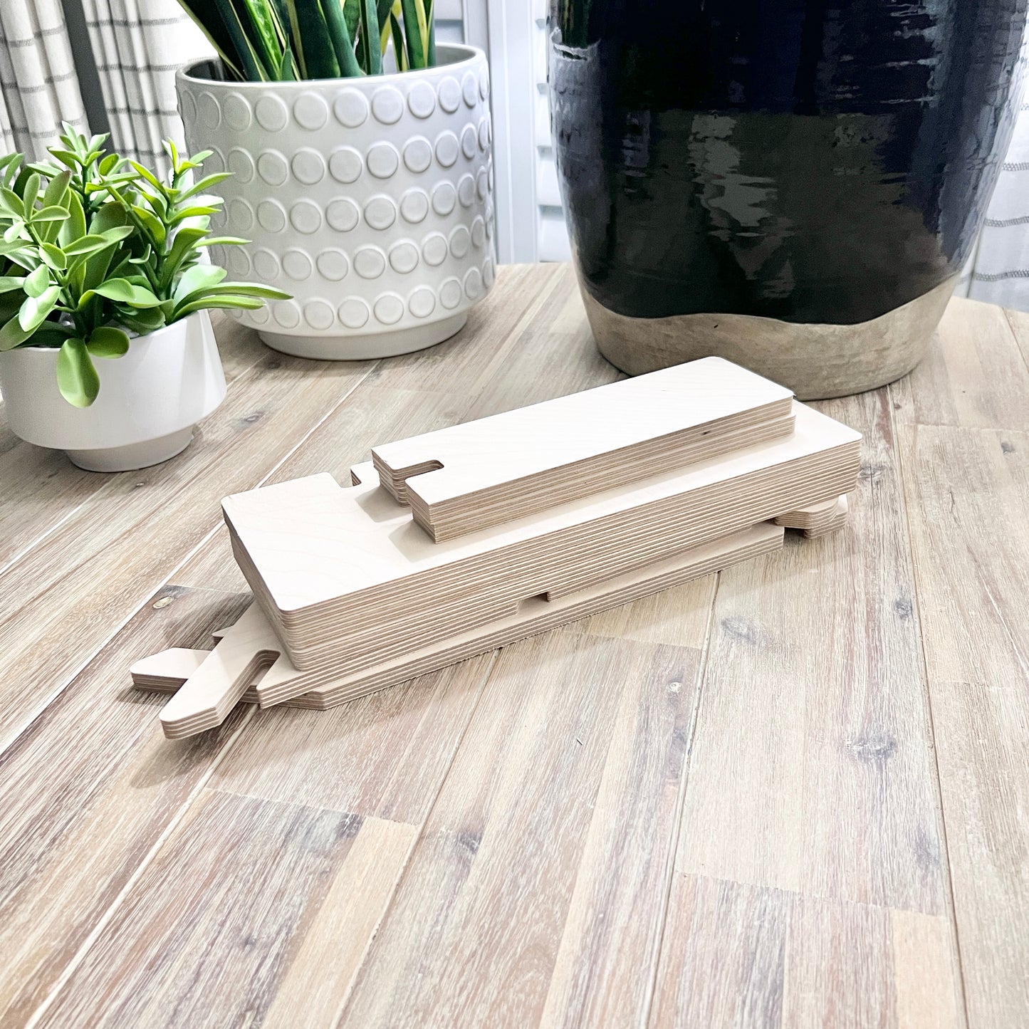 3-Tier 14" Wood Display Stand