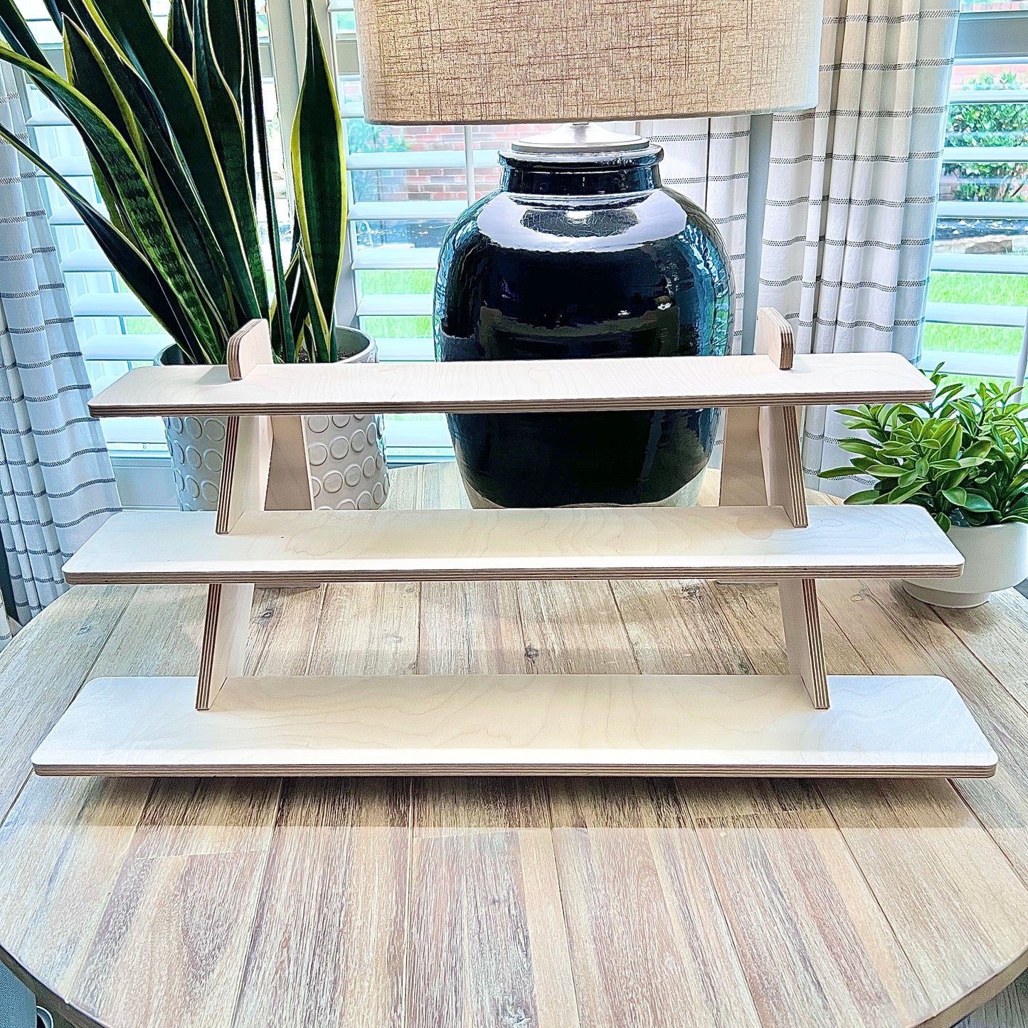 3-Tier 30" Birch Wood Display