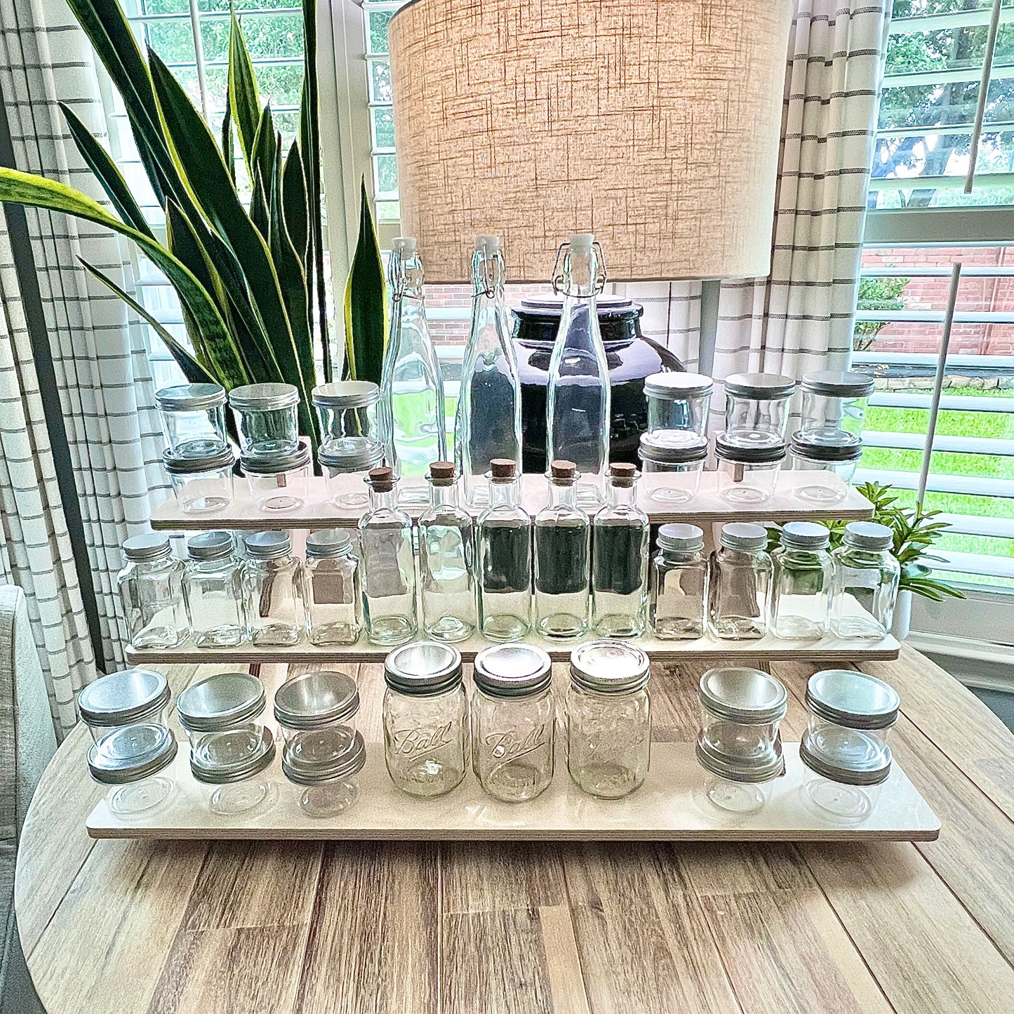 3-Tier 30" Birch Wood Display