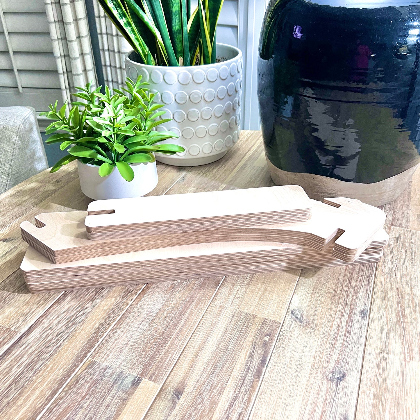 4-Tier 22" Wood Display Stand