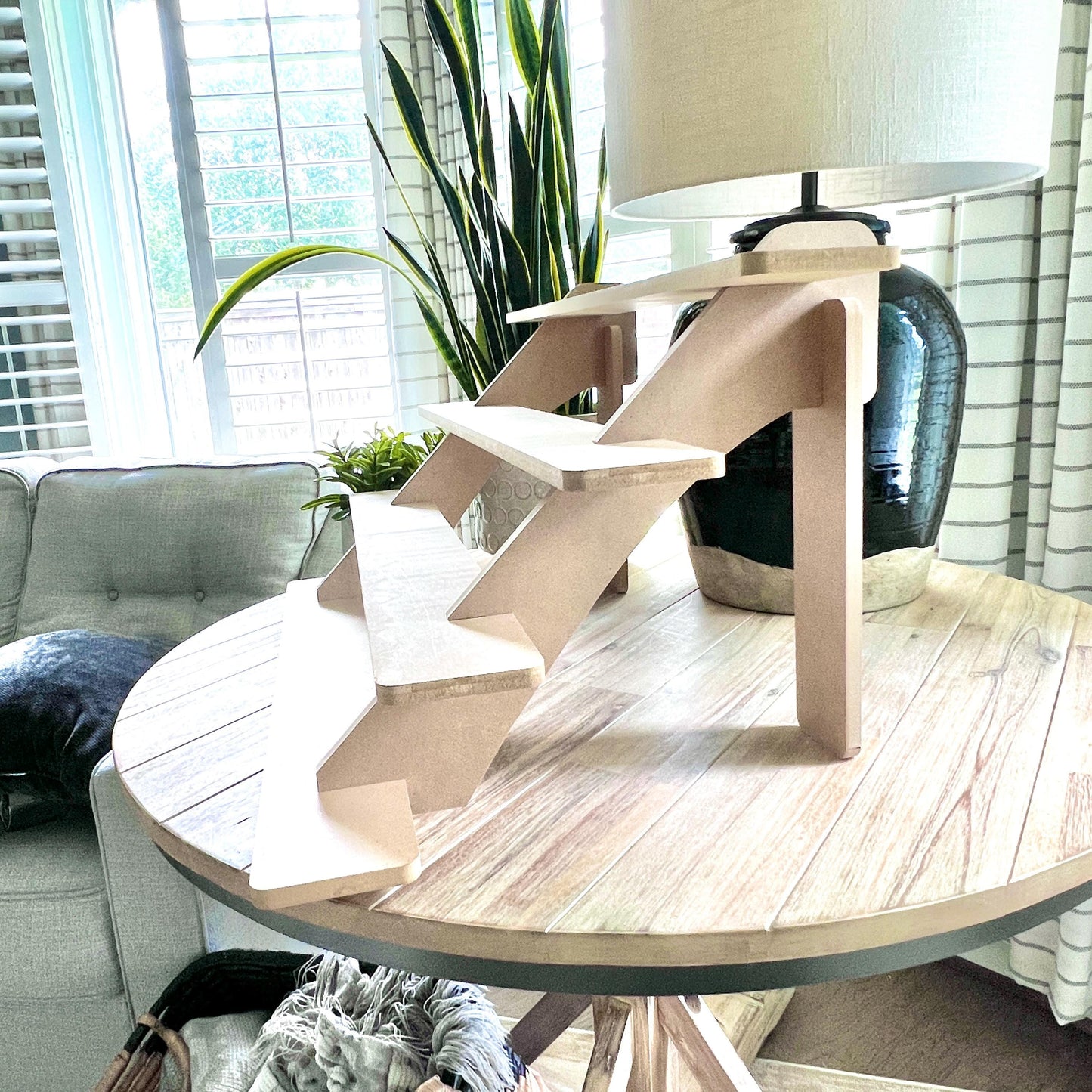 4- Tier 30" Display Stand, 3-pack,  Craft Show Display, Tabletop Display, Candle Display, Soap Display, Retail Display, cupcake stand