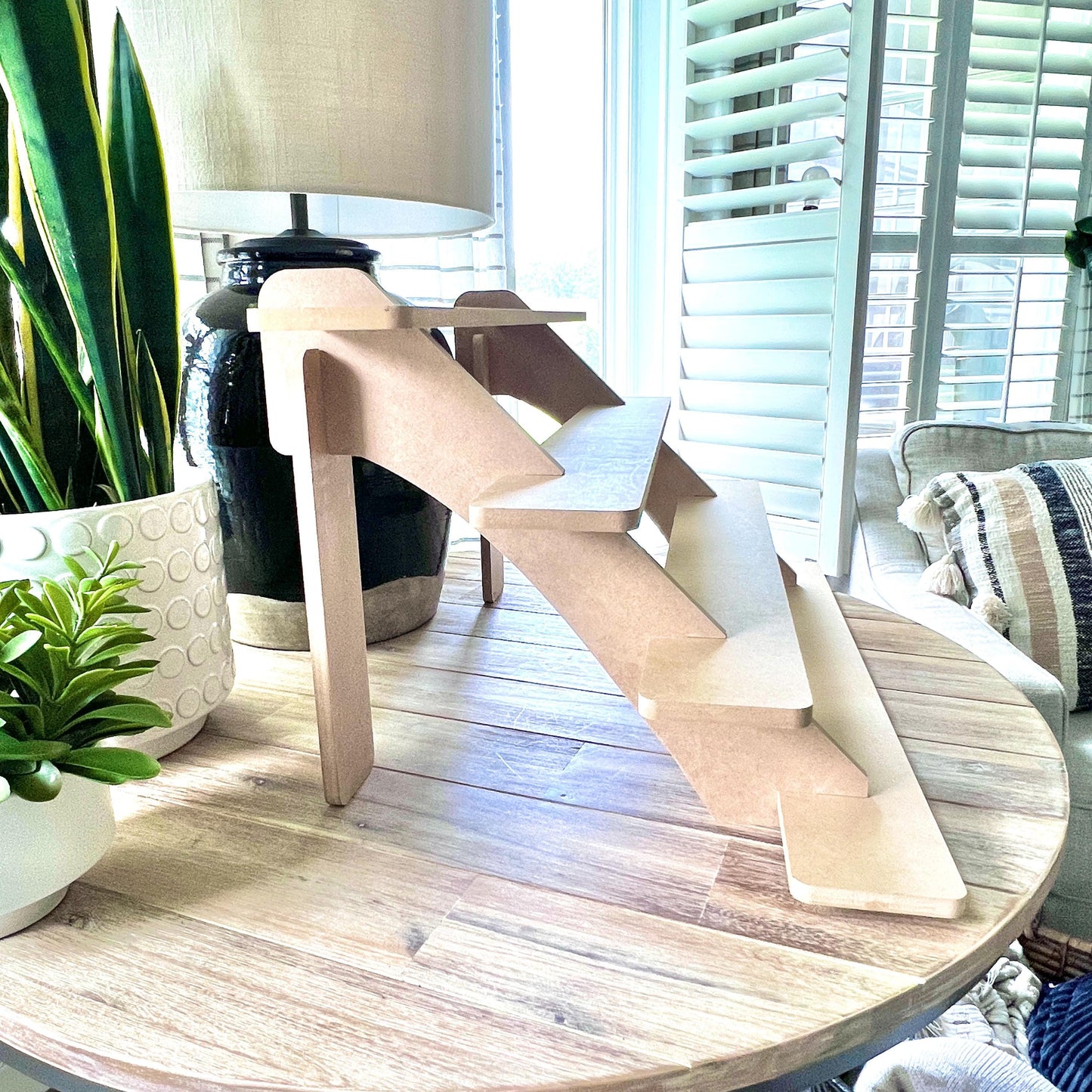 4- Tier 30" Display Stand, 3-pack,  Craft Show Display, Tabletop Display, Candle Display, Soap Display, Retail Display, cupcake stand