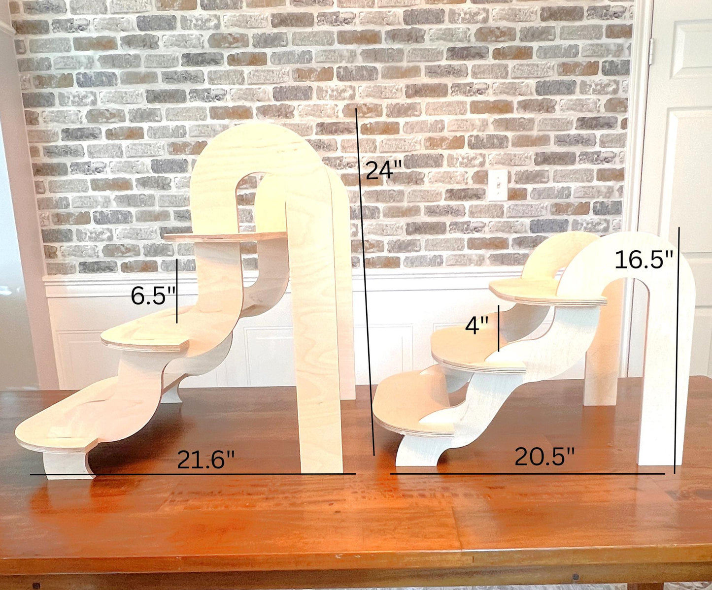 3-Tier Solid Wood Tabletop Display, Tiered Display, Dessert Display, Cake Stand, Cupcake Display, Wedding Display, Food Display for Party