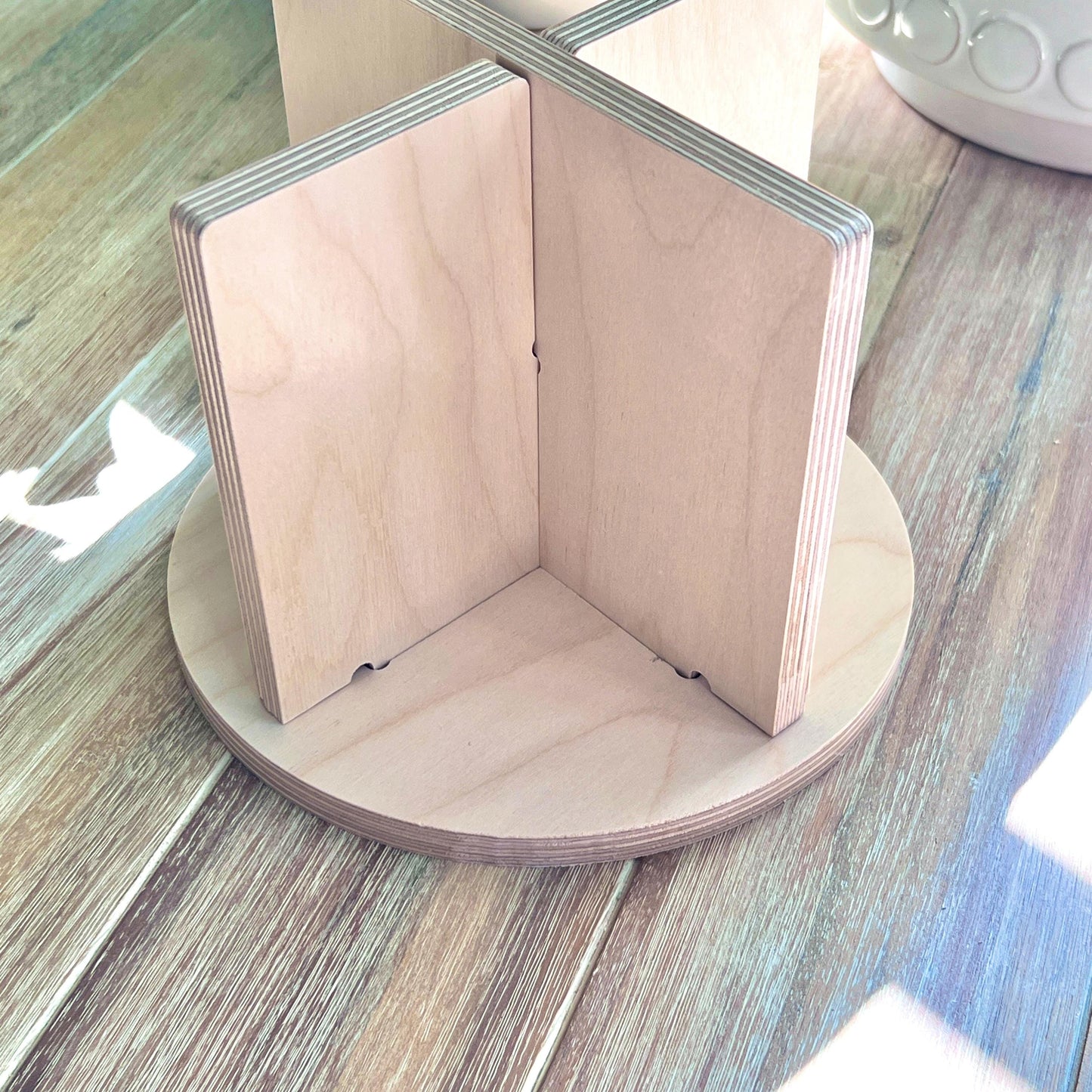 3-piece Wood Pedestal Set, 3-Tier Wood Display, Plant Stand, Cake Stand, Candle Display, Market Stands, Craft Fair Display, Pottery Display