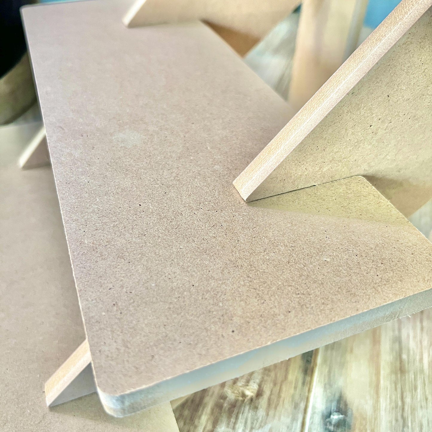 4-tier Display 14", Double Refined MDF, Craft Show Display, Candle Display, Soap Display, Tiered Shelves, Retail Display, Tabletop Display