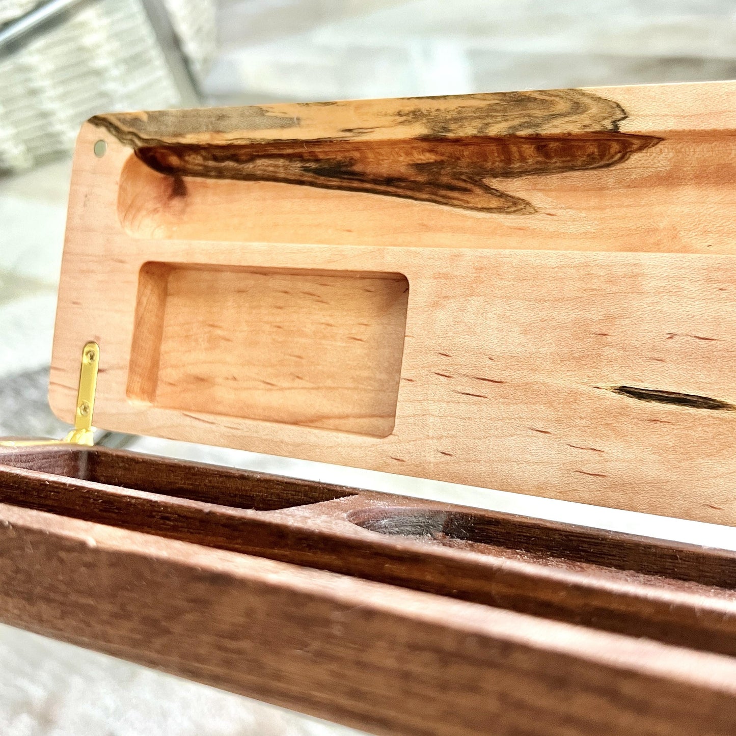 One of a kind- Luxury Wood Cigar Case - Ambrosia 6