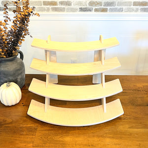 4-Tier 22" Curved Display, Birch or MDF