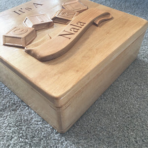 Keepsake Personalized Solid Wood Memory Boxes