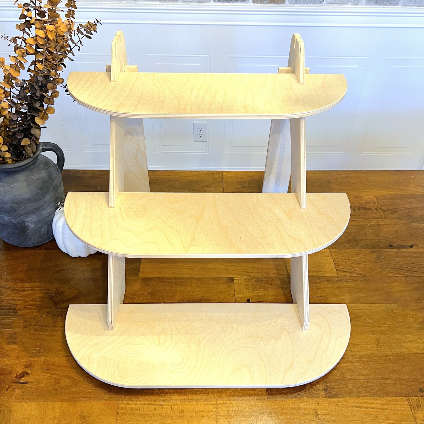 3-Tier 25" XL Capacity, Rounded in Birch