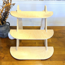 3-Tier 25" XL Capacity, Rounded in Birch