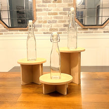 Round 8" Pedestal Display Stands - 3 Piece