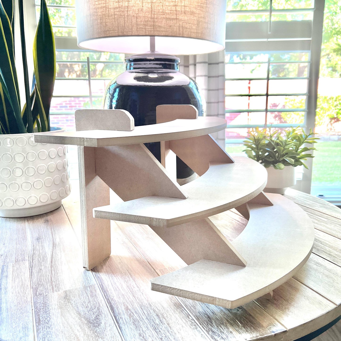 3-Tier HDF Curved Display: Affordable Display for Craft Shows