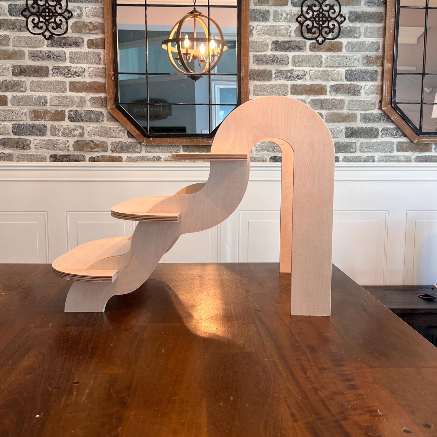 3-Tier Solid Wood Tabletop Display, Tiered Display, Dessert Display, Cake Stand, Cupcake Display, Wedding Display, Food Display for Party