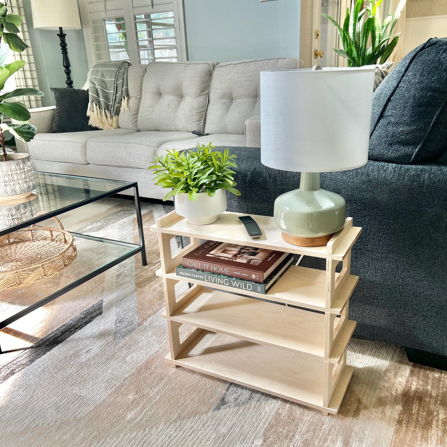 Tabletop display, product display rack, shoe rack, craft show display, 4-tier display, candle display, market display, side table, shelves