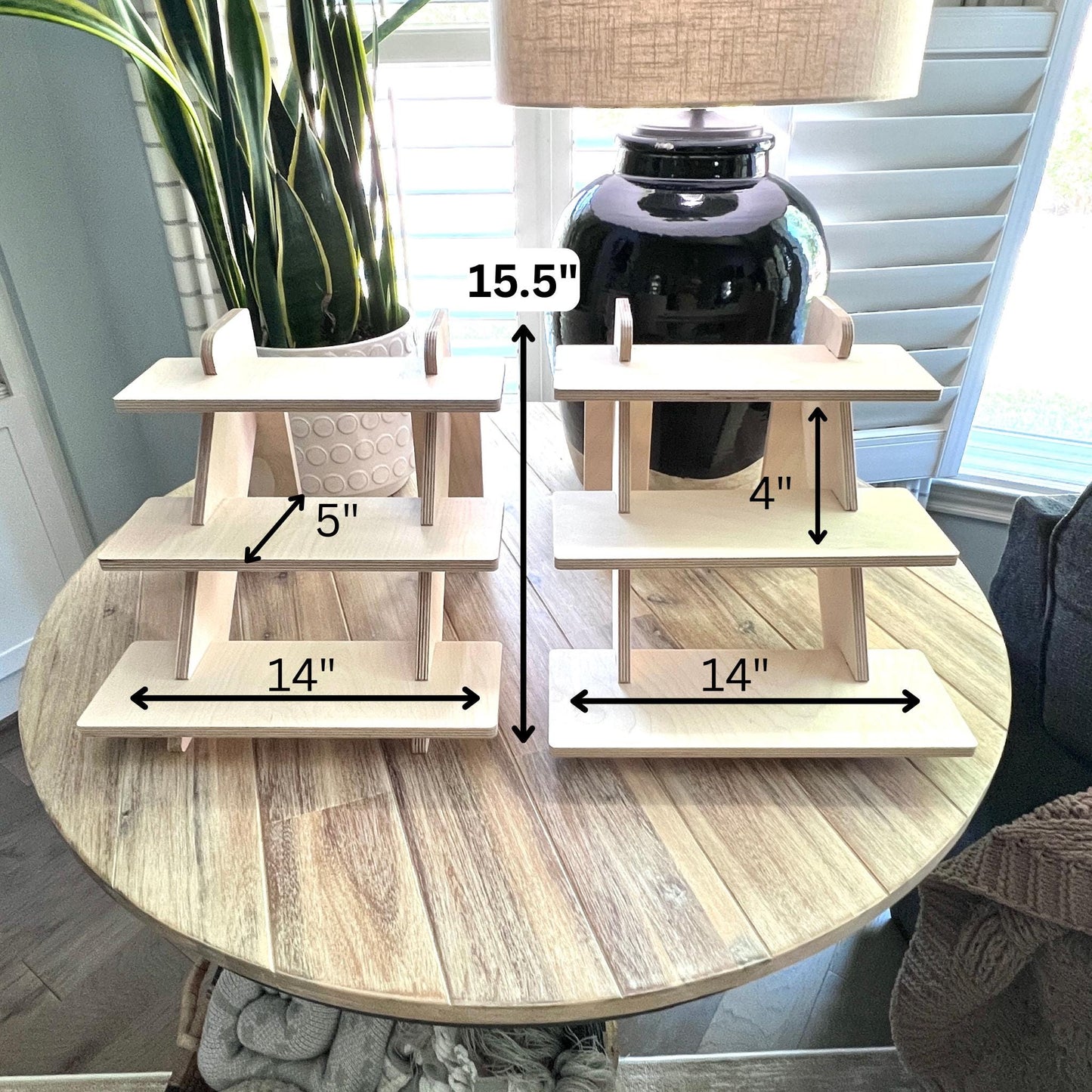 Market Bundle #1, 3-tier display stands, Candle Display, Craft Show display, cupcake display, dessert display, tabletop display, cake stands