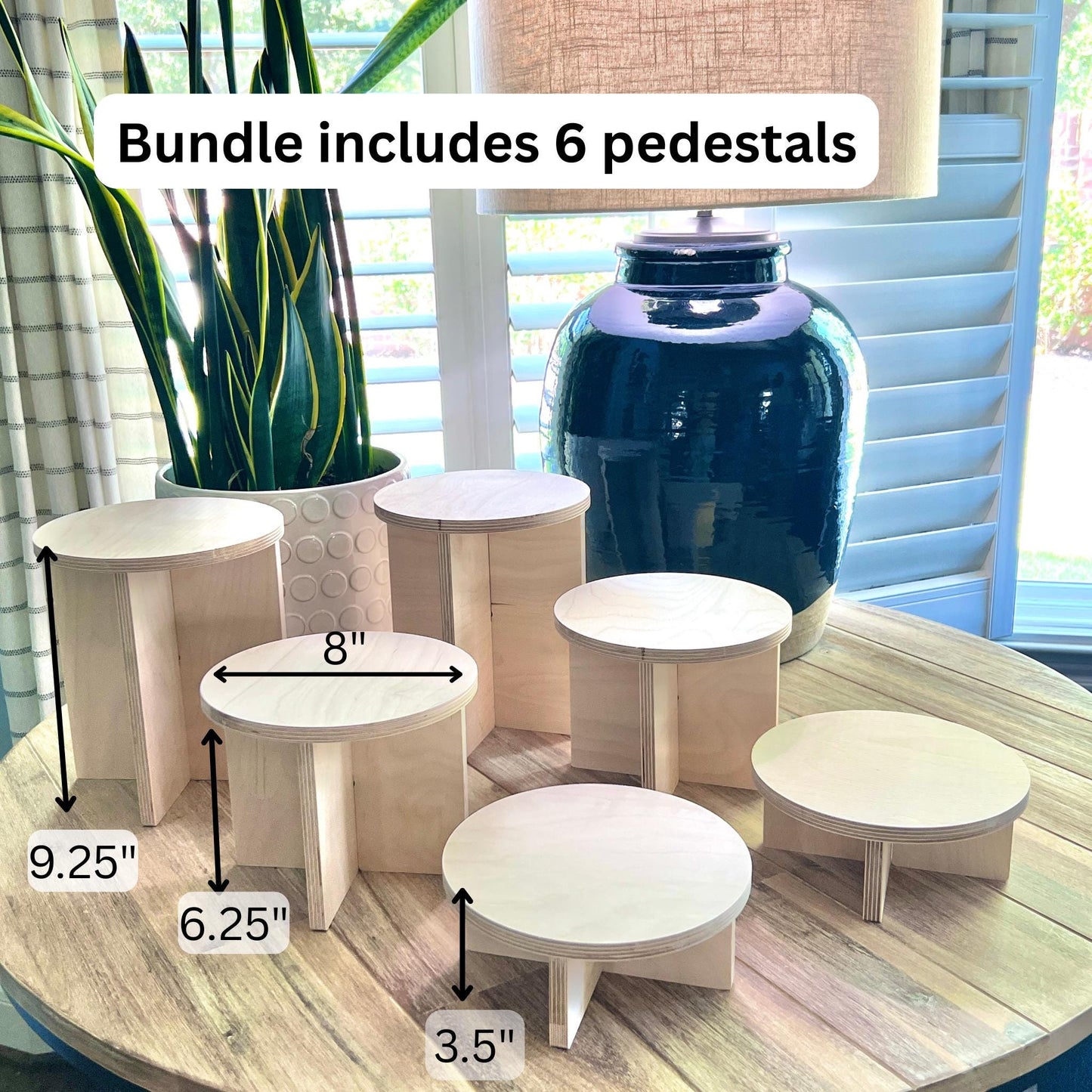 Market Bundle #1, 3-tier display stands, Candle Display, Craft Show display, cupcake display, dessert display, tabletop display, cake stands