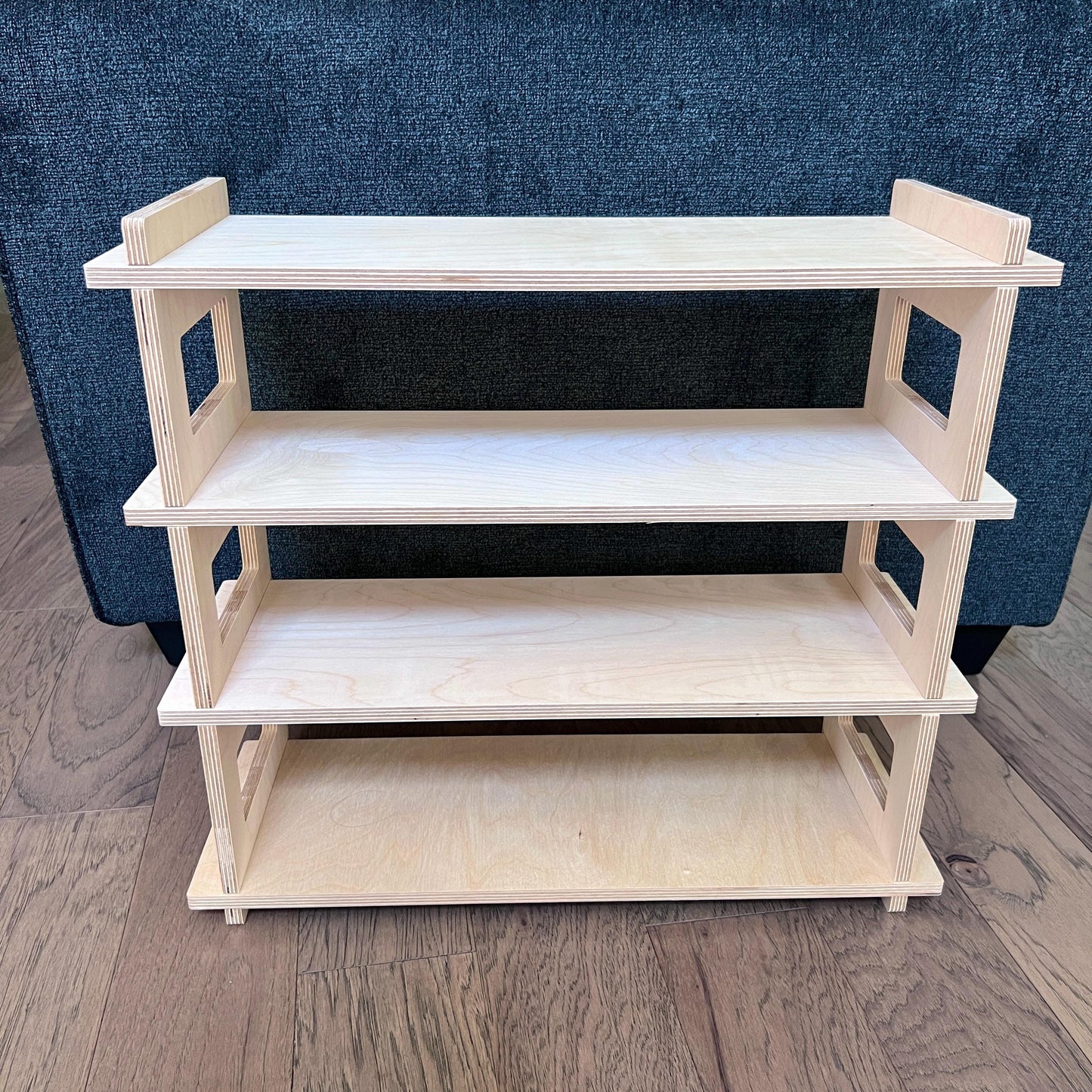 Tabletop display, product display rack, shoe rack, craft show display, 4-tier display, candle display, market display, side table, shelves