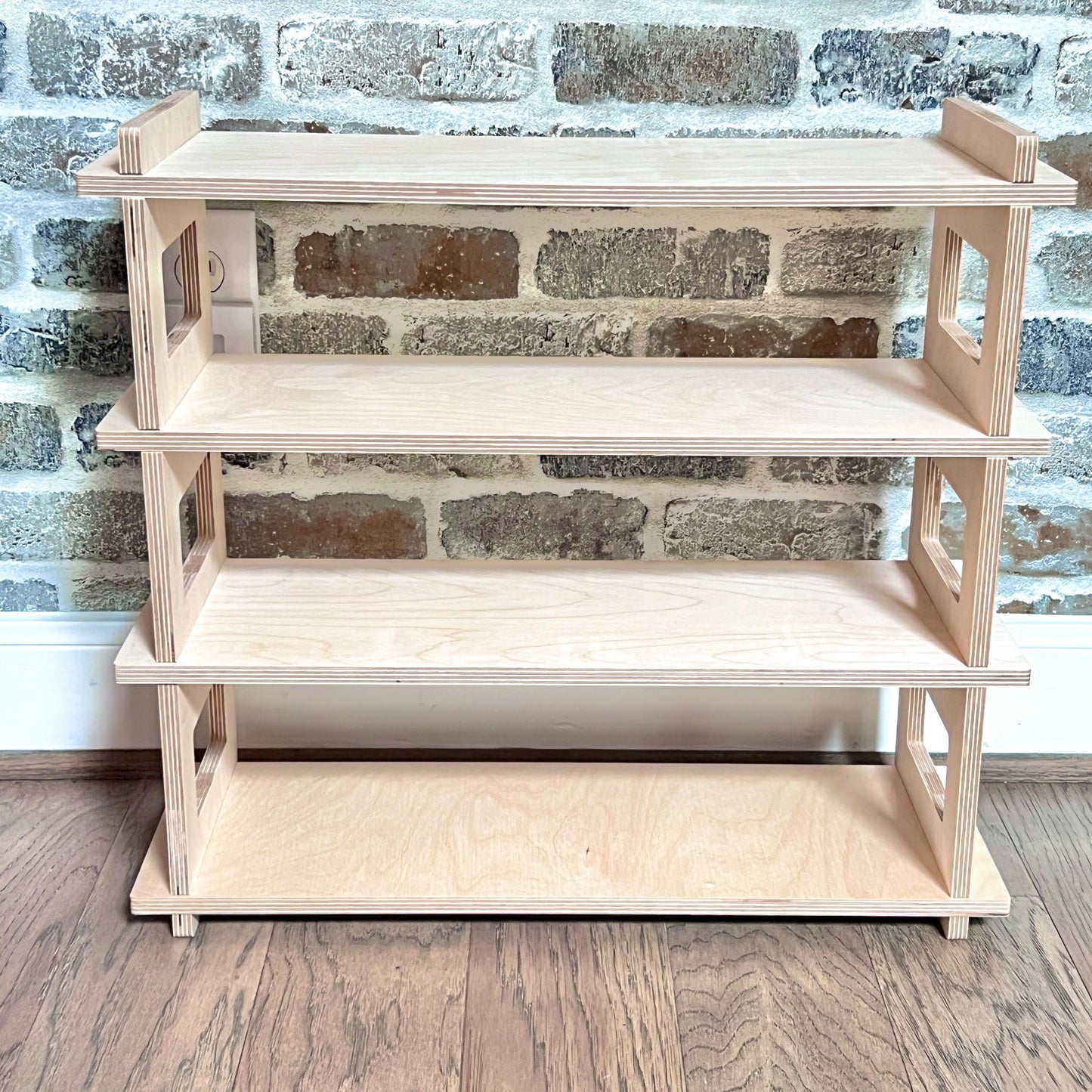 Tabletop display, product display rack, shoe rack, craft show display, 4-tier display, candle display, market display, side table, shelves