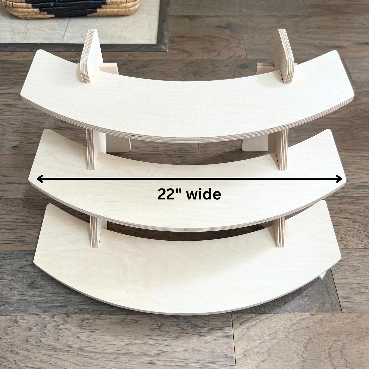 Wood Display Stand 4-tier and 3 tier, Clearance Bundle, Craft Show Display, Candle Display, Wood Shelving, Cupcake Display, Tabletop Shelves