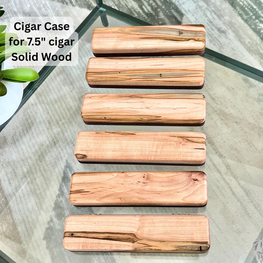 Solid Wood Cigar Cases - One of a kind