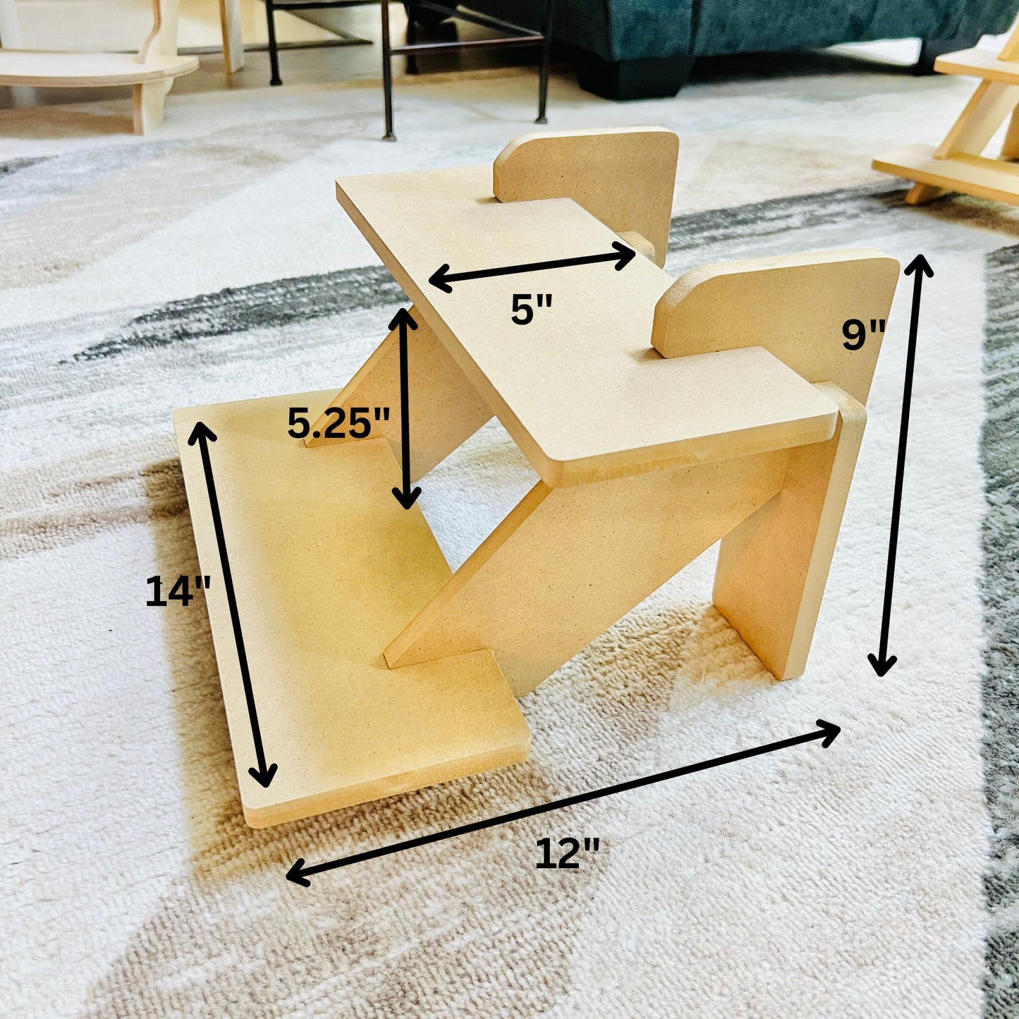 Tiered MDF Display Stand Bundle: Craft Show Tabletop Displays
