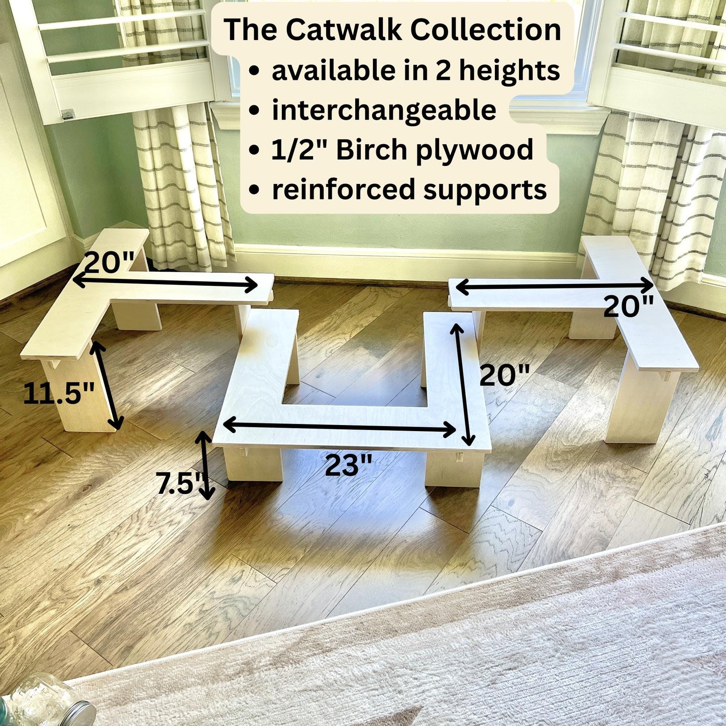 Wood Display Shelving: Collapsible Craft Show Shelving with Variable Height