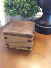 Hayden - Oak and Walnut Keepsake Box