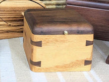 Hayden - Oak and Walnut Keepsake Box