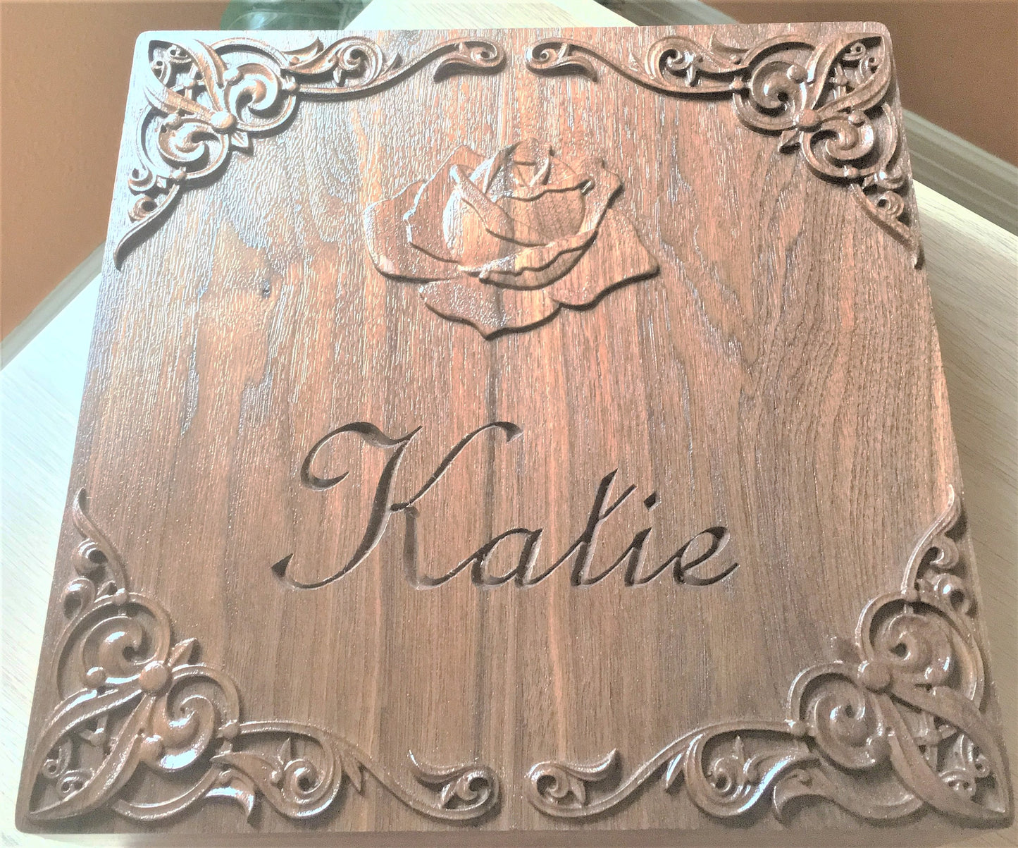 Keepsake Personalized Solid Wood Memory Boxes